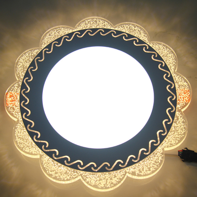 OEM ODM Płaski panel LED Światła RGB Szklany kwiatek Bubble Design