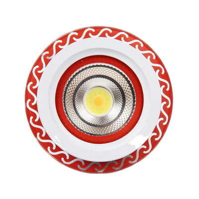 Coloful Glass 6W 9W Płaskie panele LED High Rendering SMD2835
